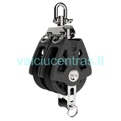 LEWMAR dvigubas blokas su kilpa ir šekeliu 50-72mm